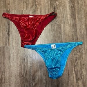 Jed North posing trunks